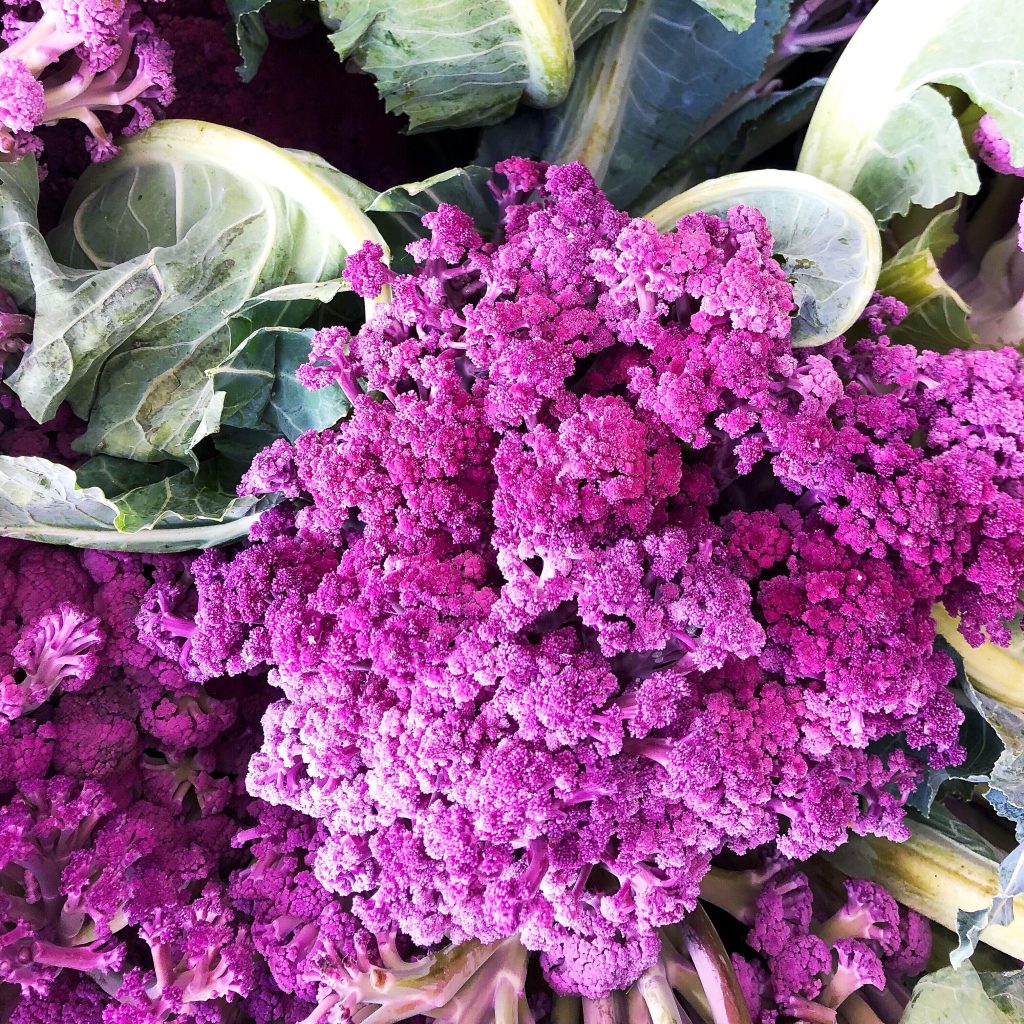 Healthy Eating, Purple Cauliflower