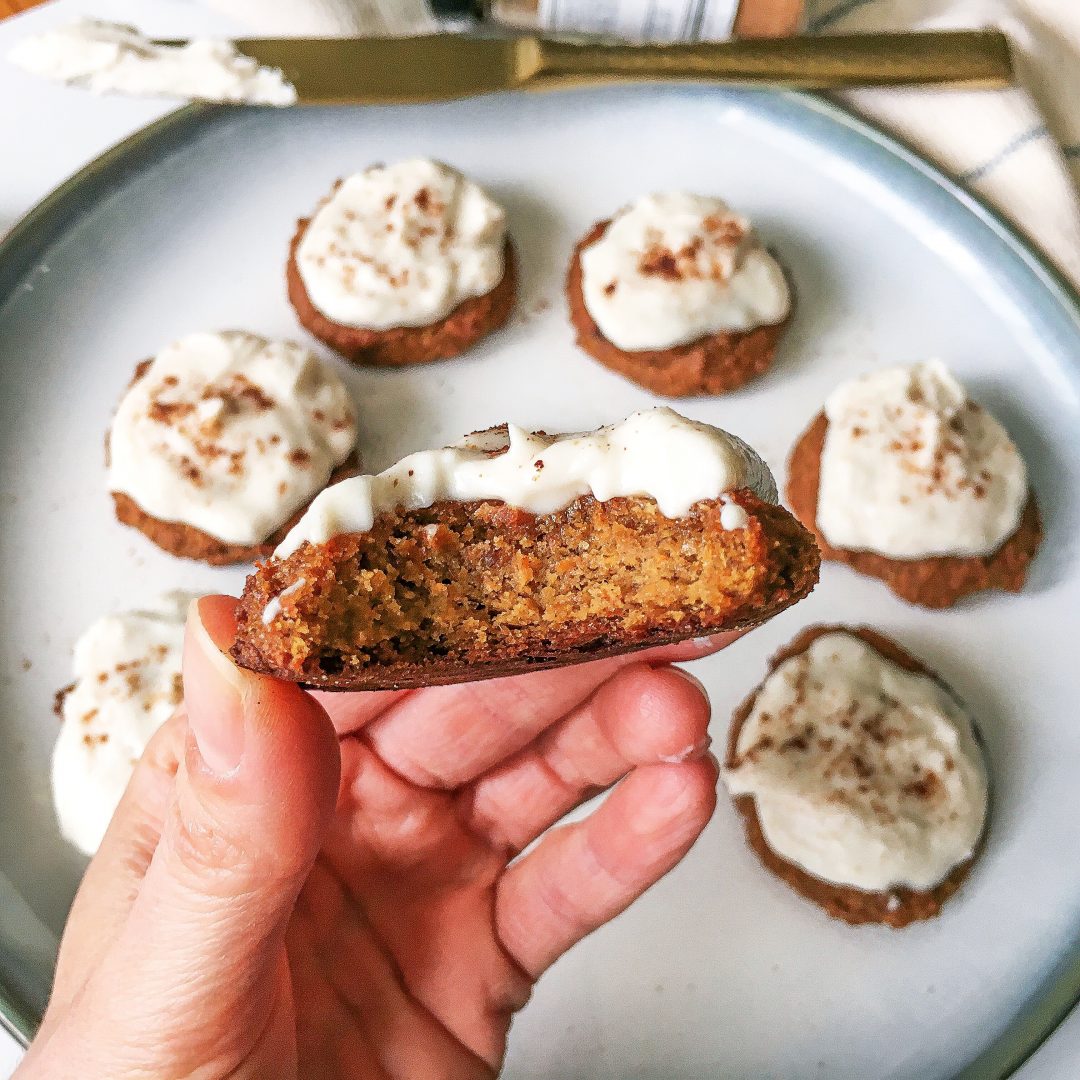 Carrot Cake Cookies: Paleo + Vegan